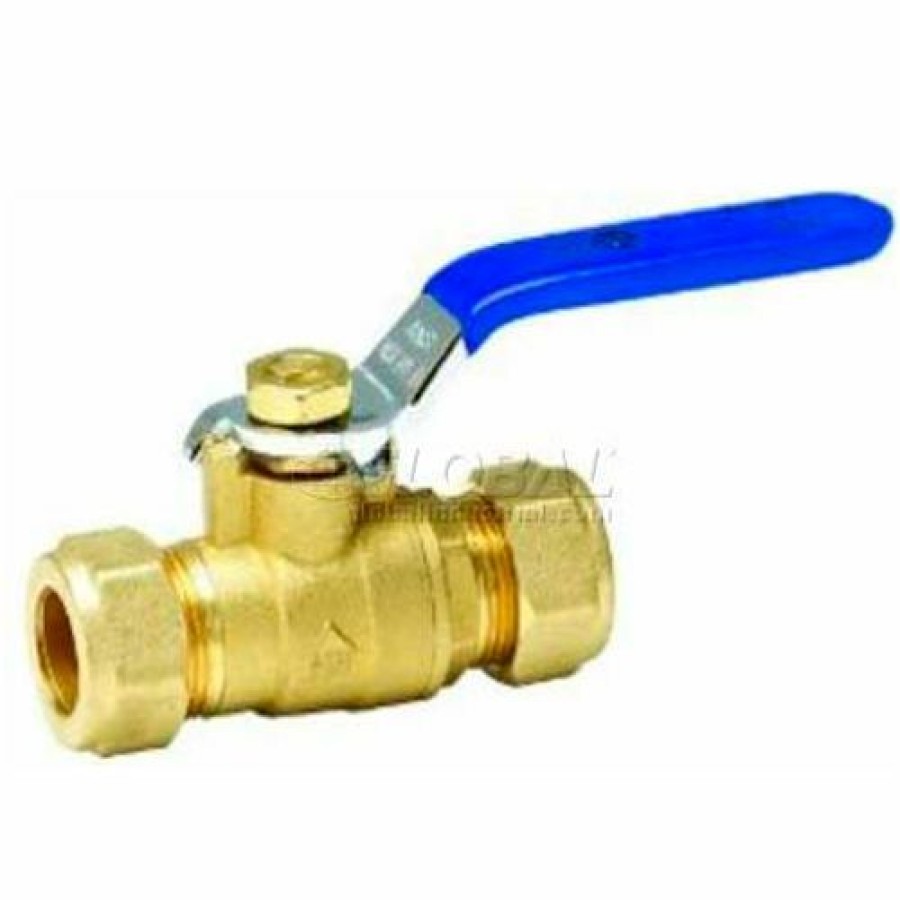 Ball Valves * | American Valve G200C-3/4 Ball Valve, Compression Ends, 3/4", Brass Pkg Qty 12