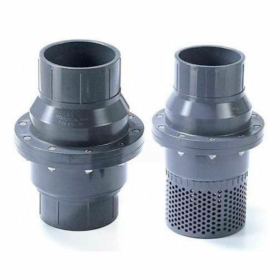 Check & Foot Valves * | American Valve P430S-3 Check Valve, Vertical Foot Swing, Epdm, Schd 80, Socket, 3", Pvc Pkg Qty 4