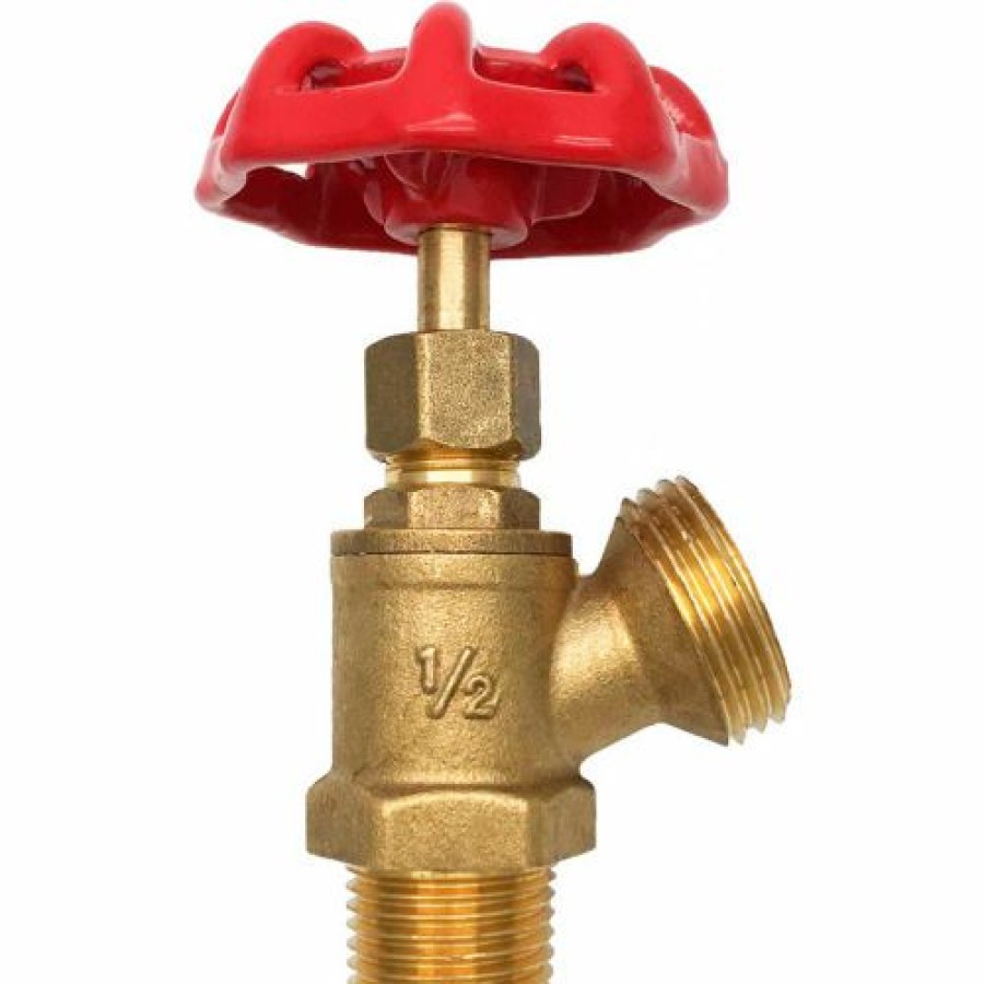 Hose Bibs * | Theworks Bolier Drain W/Stuffing Box 3/4" Mip X 3/4" Mht