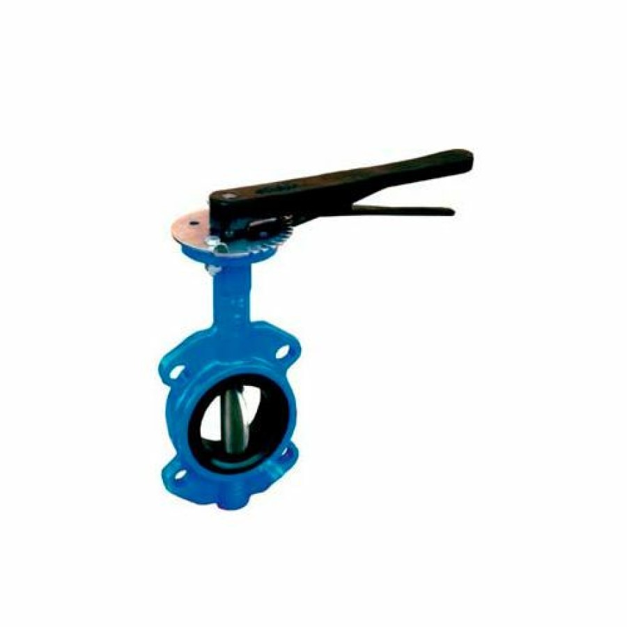 Valves * | Bi-Torq 2" Wafer Style Butterfly Valve W/ Buna Seals And 10 Position Handle