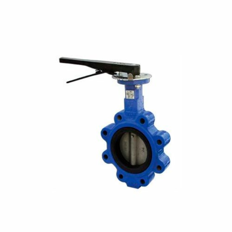 Valves * | Bi-Torq 6" Lug Style Butterfly Valve W/ Epdm Seals And 10 Position Handle