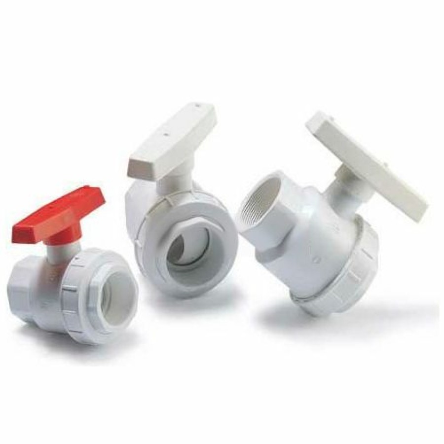 Ball Valves * | American Valve P200Su-1-1/4 Ball Valve, Single Union, Epdm, Schd 80, Threaded, Pvc Pkg Qty 11