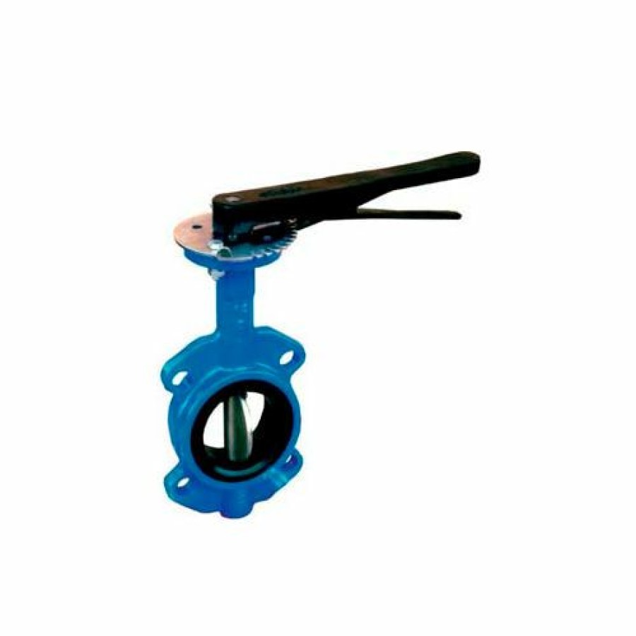 Valves * | Bi-Torq 8" Wafer Style Butterfly Valve W/ Buna Seals And 10 Position Handle