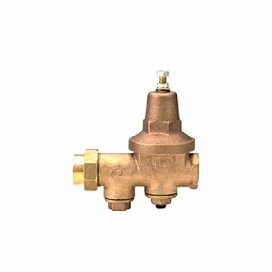 Valves * | Zurn 34-600Xl 3/4" Pressure Reducing Valve, Lead-Free, Fnpt Single Union X Fnpt