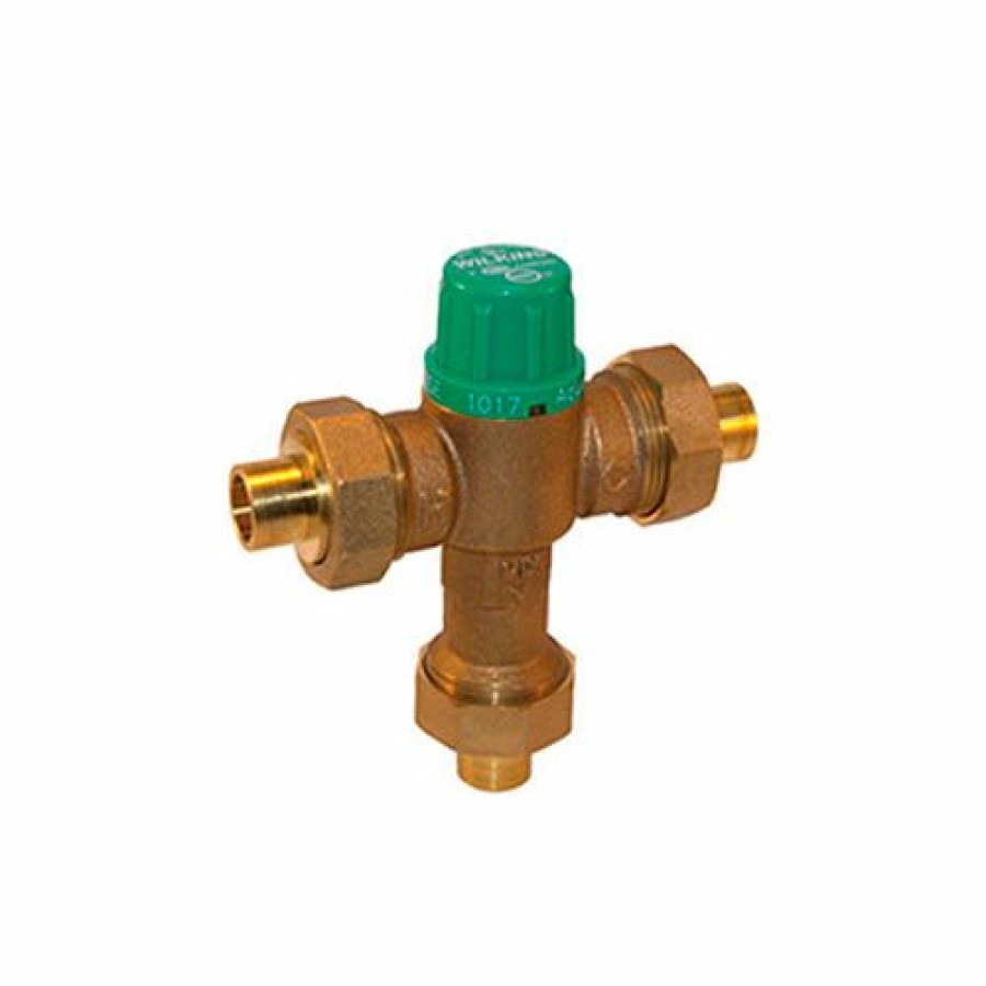 Valves * | Zurn 34-Zw1017Xl 3/4 In. Fnpt Thermostatic Mixing Valve Lead-Free Cast Bronze Asse1017