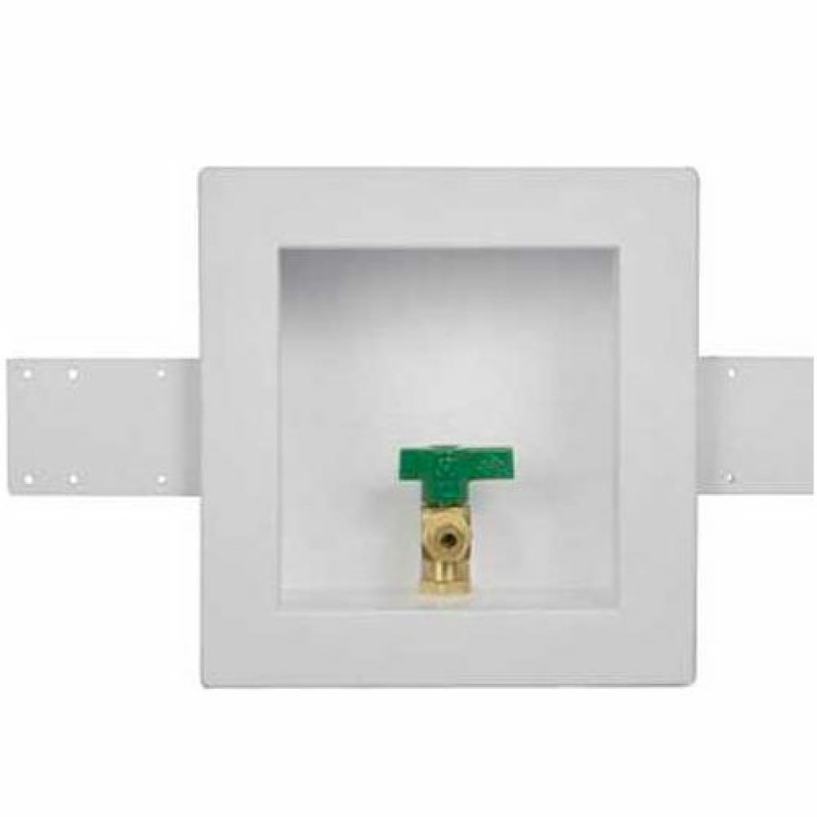 Valves * | Oatey 39149 Ice Maker Outlet Box 1/4 Turn, Brass Hammer Ball Valve, Low Lead, 1/2" F1807 Pkg Qty 6