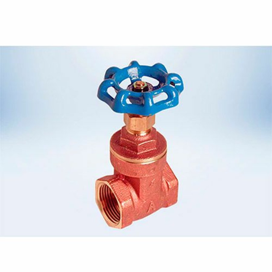 Valves * | American Valve 2 In. Lead-Free Brass Full Pattern Gate Valve Fip Threaded Ends Pkg Qty 2