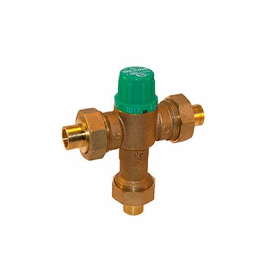 Valves * | Zurn 12-Zw1017Xl 1/2 In. Fnpt Thermostatic Mixing Valve Lead Free Cast Bronze Asse1017