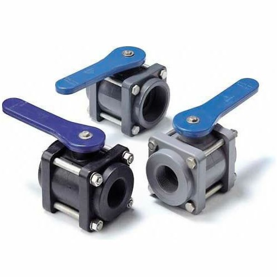 Ball Valves * | American Valve P200Uc-1/2 Ball Valve, True Union, Epdm, 1/2", Cpvc Pkg Qty 10