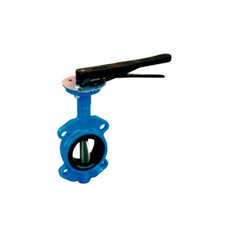 Valves * | Bi-Torq 3" Wafer Style Butterfly Valve W/ Viton Seals And 10 Position Handle