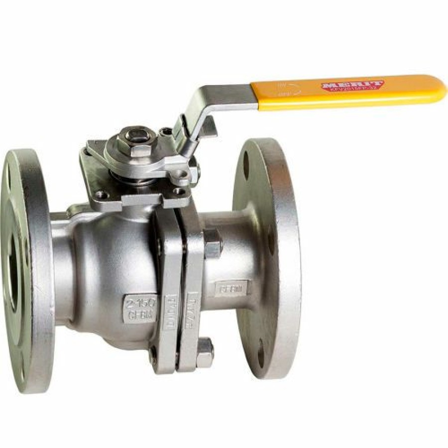 Ball Valves * | Kingdom 3/4 In. Stainless Steel Flanged Full Port Ball Valve 2 Piece Direct Mount 300 Psi