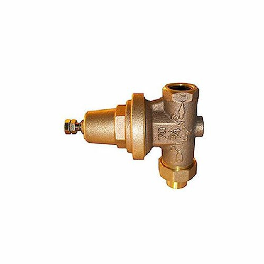 Valves * | Zurn 1-70Xl Pressure Reducing Valve, Lead-Free, Fnpt Single Union X Fnpt