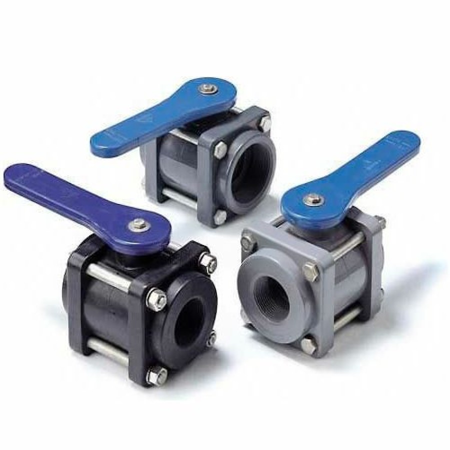 Ball Valves * | American Valve P200U-40-1 Ball Valve, True Union, Epdm, Schedule 40, Socket, 1", Pvc Pkg Qty 16