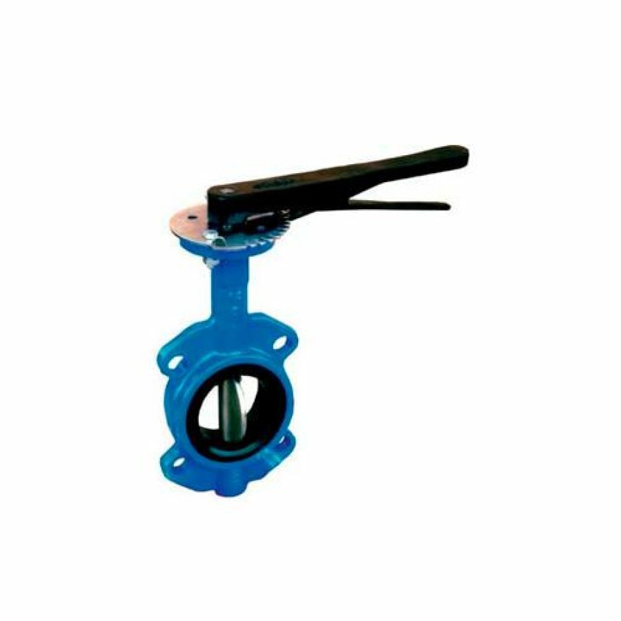 Valves * | Bi-Torq 3" Wafer Style Butterfly Valve W/ Buna Seals And 10 Position Handle