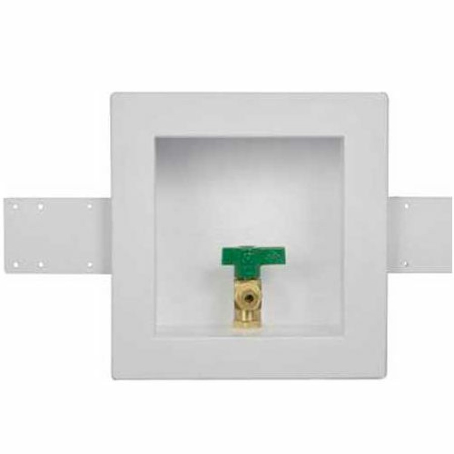 Valves * | Oatey 39158 Ice Maker Outlet Box 1/4 Turn, Brass Ball Valve Low Lead, 1/2" Astm F1807 Pex Pkg Qty 6