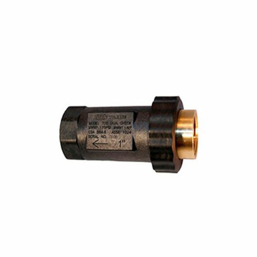 Valves * | Zurn 34Ufx34F-705 3/4 In. Union Fnpt X Fnpt Dual Check Valve 175 Psi Lead-Free