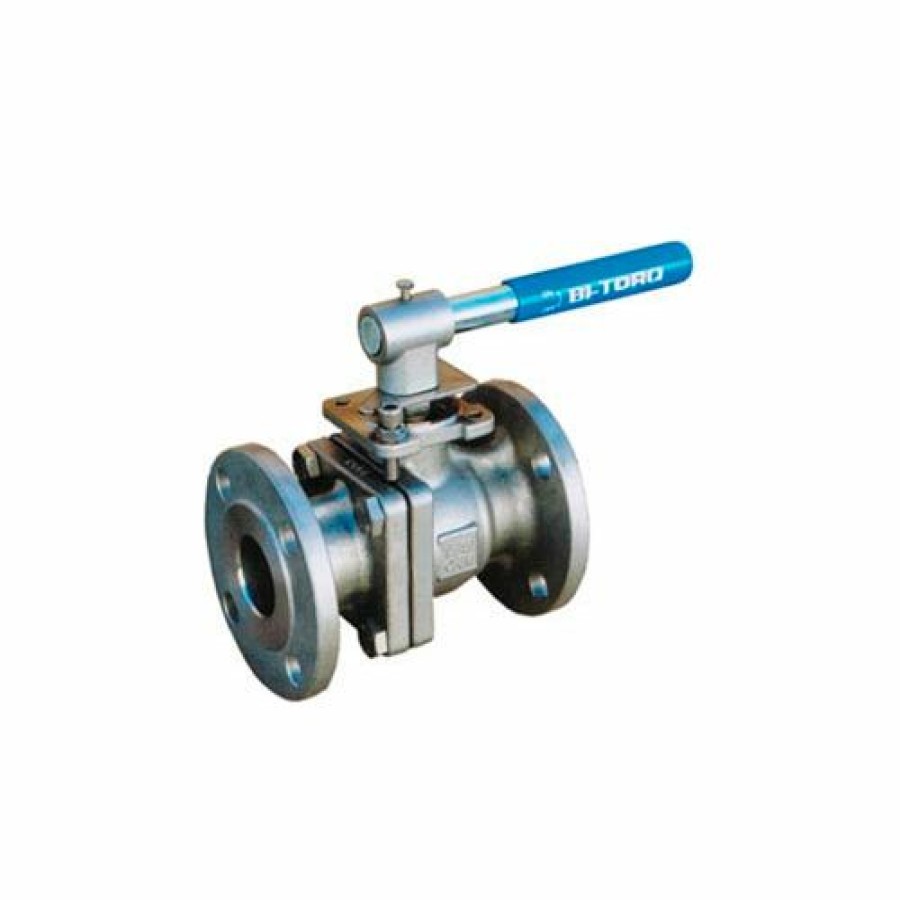 Ball Valves * | Bi-Torq 1/2" Ss Split Body Ansi 150# Flanged Ball Valve With Manual Handle