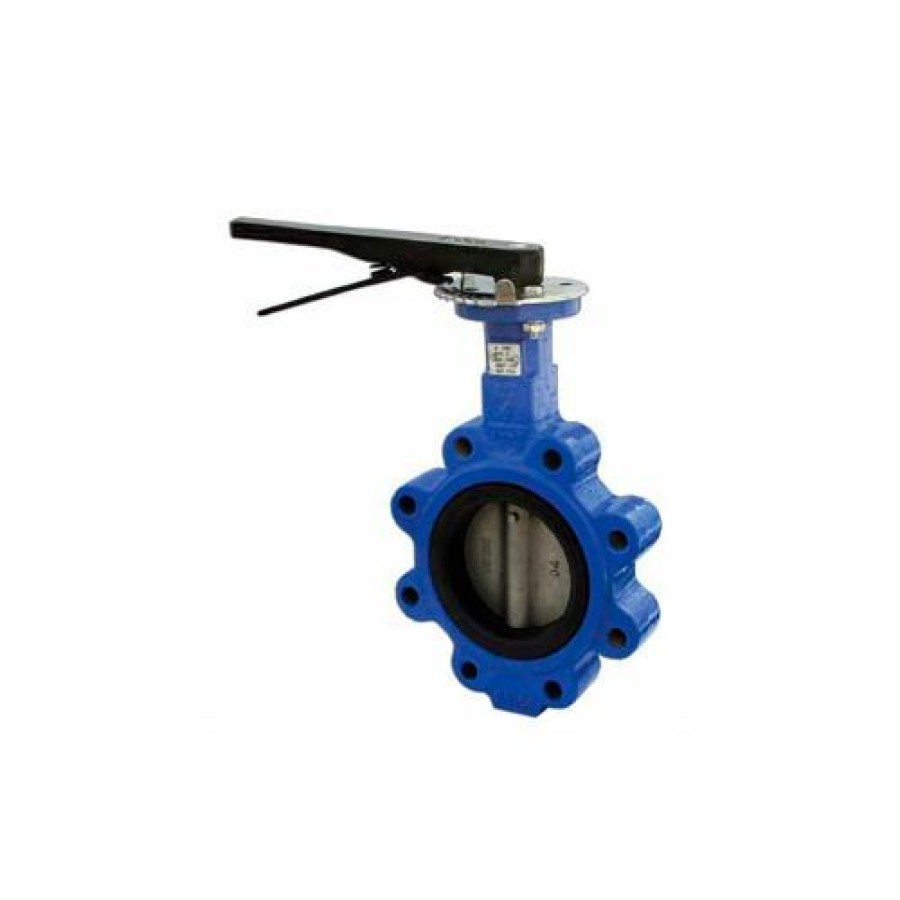 Valves * | Bi-Torq 2" Lug Style Butterfly Valve W/ Viton Seals And 10 Position Handle