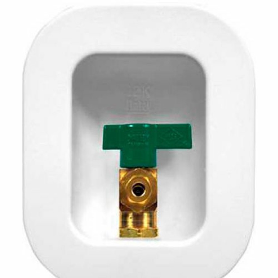 Valves * | Oatey 39133 I2K Ice Maker Box With Nails 1/4 Turn Brass Ball Valve Low Lead- Cpvc Standard Pack Pkg Qty 6