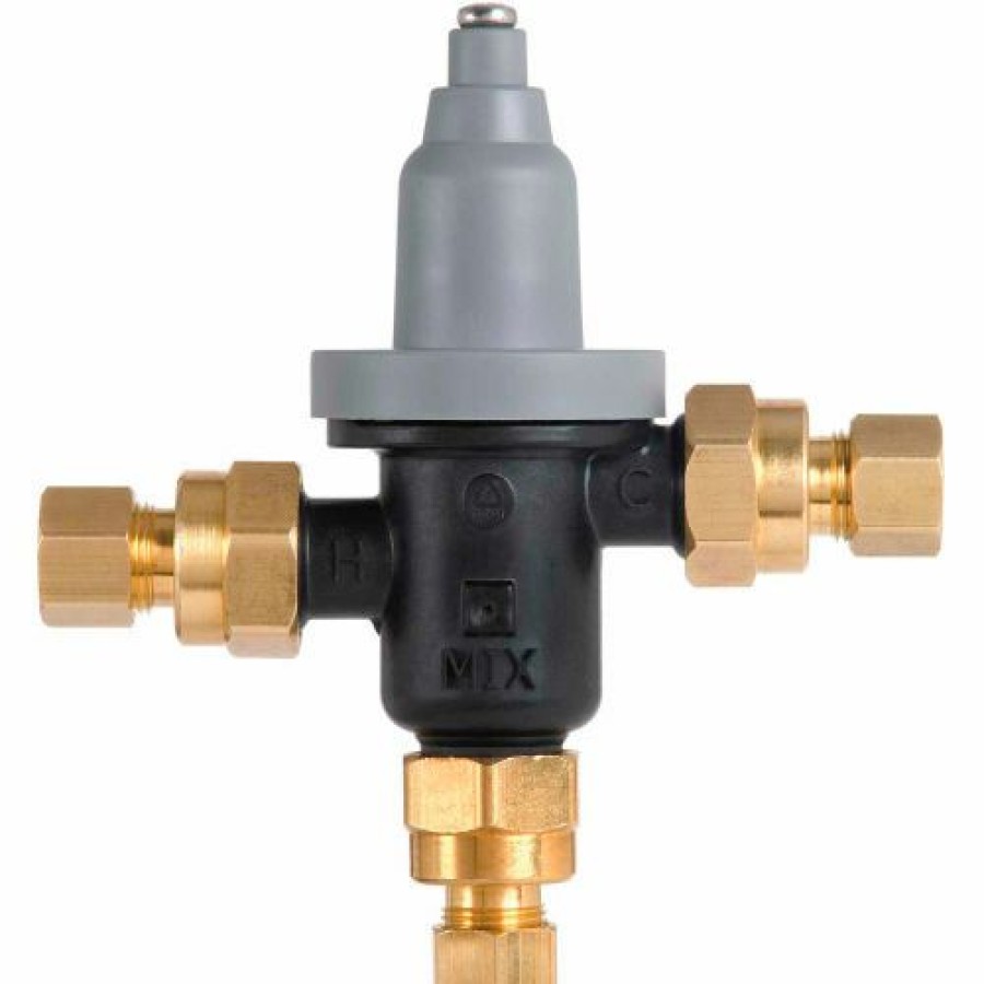 Valves * | Bradley Corporation Bradley S59-4000A Navigator Shower & Eyewash Thermostatic Mixing Valve For Faucet 5 Gpm