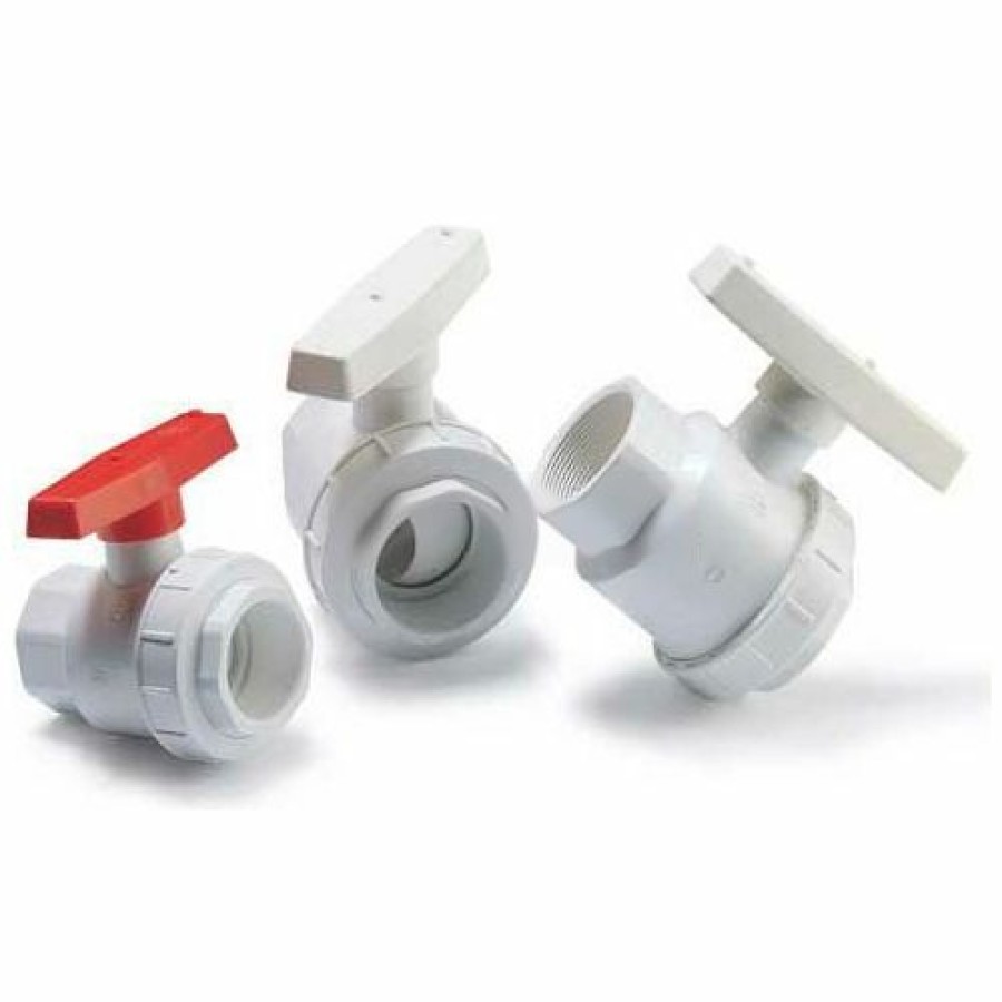 Ball Valves * | American Valve P200Su-1-1/2 Ball Valve, Single Union, Epdm, Schd 80, Threaded, Pvc Pkg Qty 10