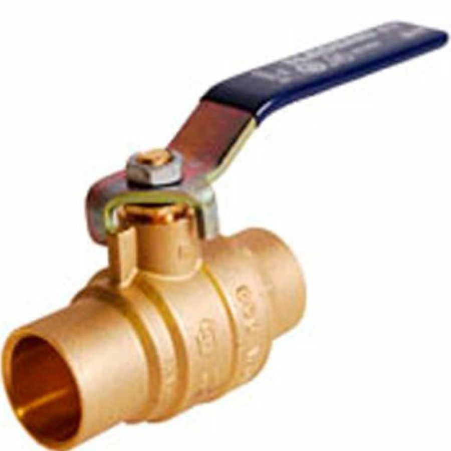 Ball Valves * | Legend Valve 1-1/4" S-2000Nl No Lead Forged Brass Full Port Ball Valve 101-426Nl