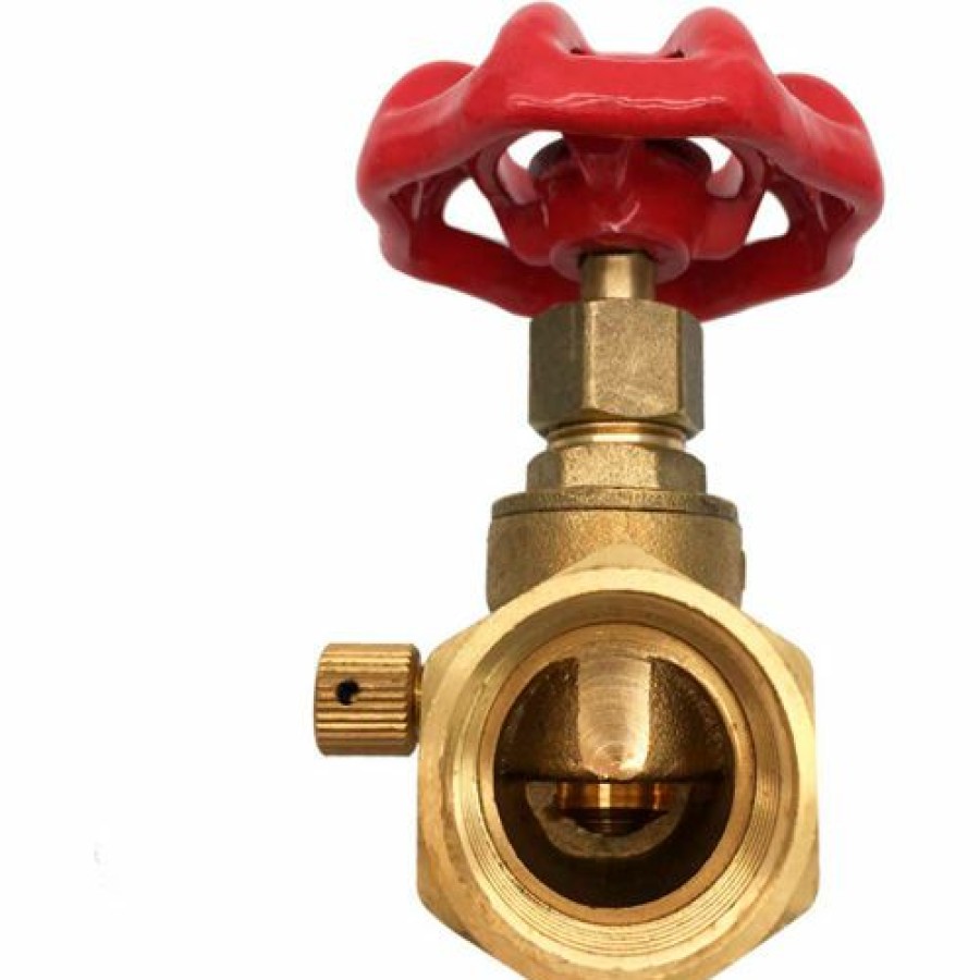 Valves * | Theworks Lf Brass Compression Stop And Waste Valve 3/4 Fip