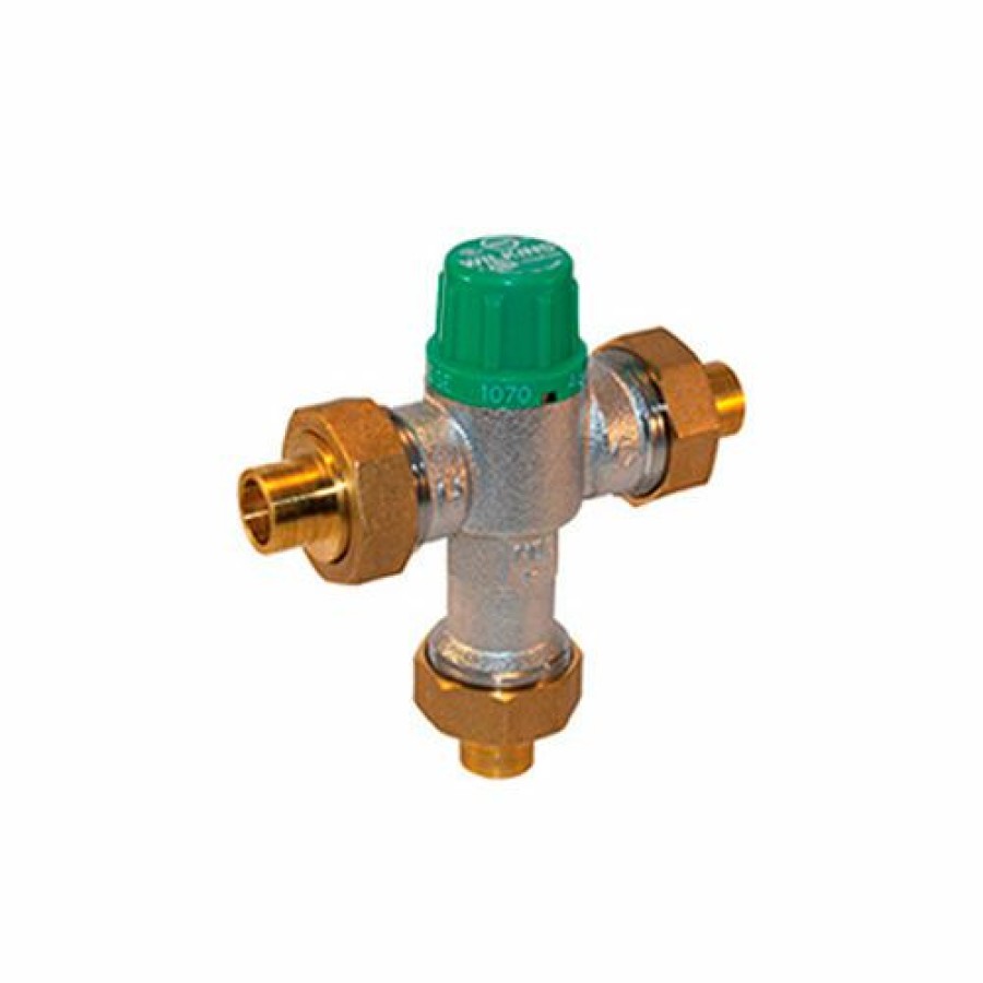 Valves * | Zurn 12-Zw1070Xl 1/2 In. Fnpt Thermostatic Mixing Valve Lead Free Cast Bronze Asse1016, Asse1070