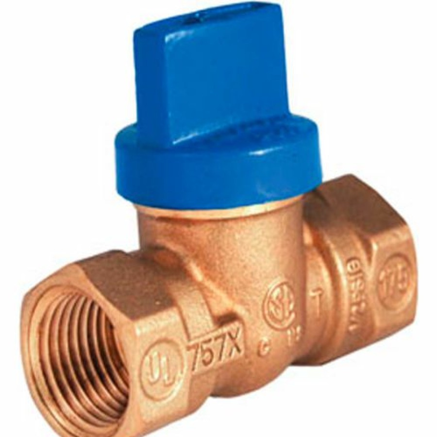 Ball Valves * | Legend Valve 1" T-3001 Forged Brass Gas Valve, Tee Handle, Mass. Code Gas Ball Valve 102-615