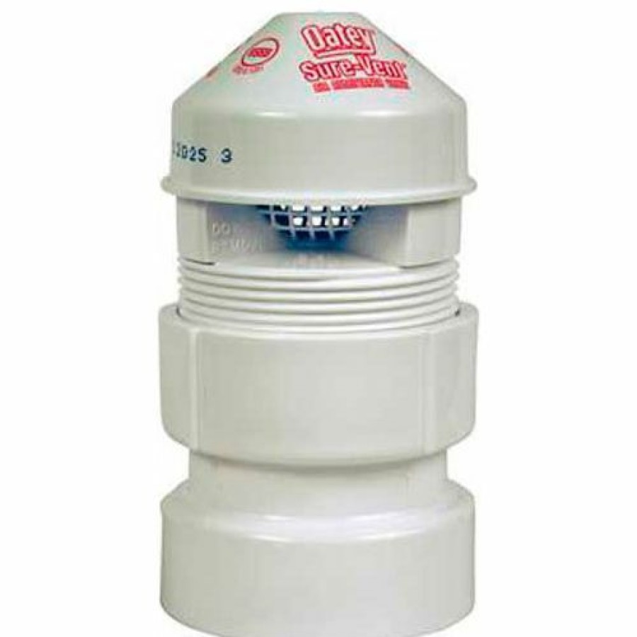 Valves * | Oatey 39238 Sure-Vent Air Admittance Valve 20 Dfu Capacity 1-1/2"X 2"Mechanical Adapter Pkg Qty 12