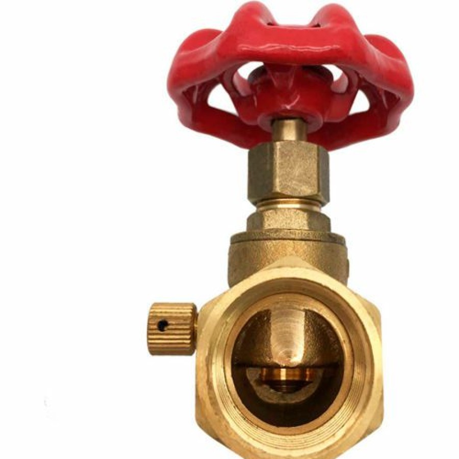 Valves * | Theworks Lf Brass Compression Stop And Waste Valve 1/2 Fip