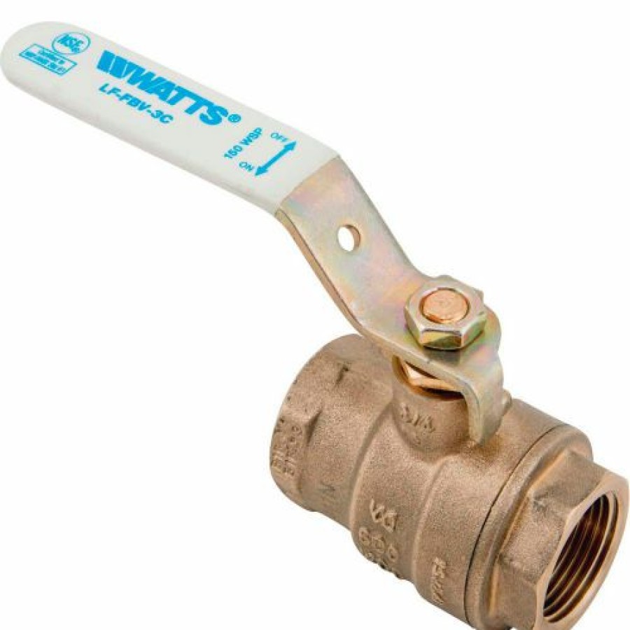 Ball Valves * | Watts 1 1/4" Lffbv-3C-M1 Ball Valve