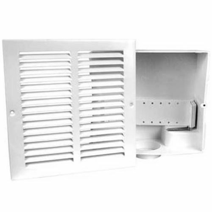 Valves * | Oatey 39010 Sure-Vent Wall Box With Metal Grille Faceplate Pkg Qty 12