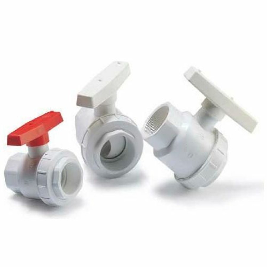 Ball Valves * | American Valve P200Su-2 Ball Valve, Single Union, Epdm, Schedule 80, Threaded, 2", Pvc Pkg Qty 10